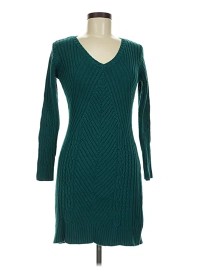 Pre-owned Apt. 9 Casual Dress In Teal