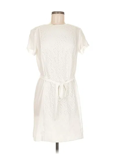 Pre-owned Apt. 9 Casual Dress In White