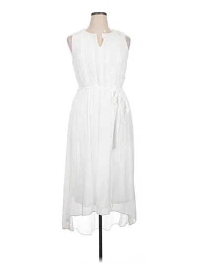 Pre-owned Apt. 9 Casual Dress In White