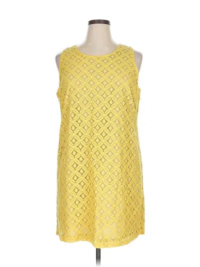 Pre-owned Apt. 9 Casual Dress In Yellow