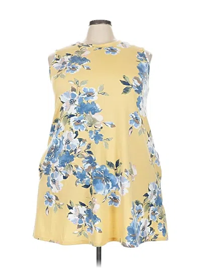 Pre-owned Apt. 9 Casual Dress In Yellow