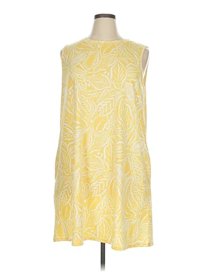 Pre-owned Apt. 9 Casual Dress In Yellow