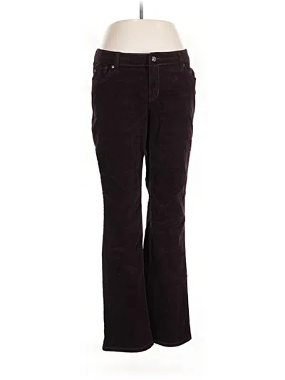Pre-owned Apt. 9 Casual Pants In Burgundy