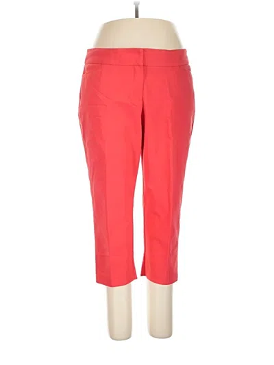 Pre-owned Apt. 9 Casual Pants In Red