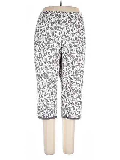 Pre-owned Apt. 9 Casual Pants In Silver