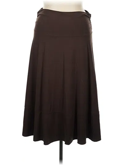 Pre-owned Apt. 9 Casual Skirt In Brown