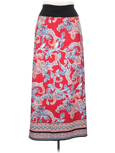 Pre-owned Apt. 9 Casual Skirt In Red