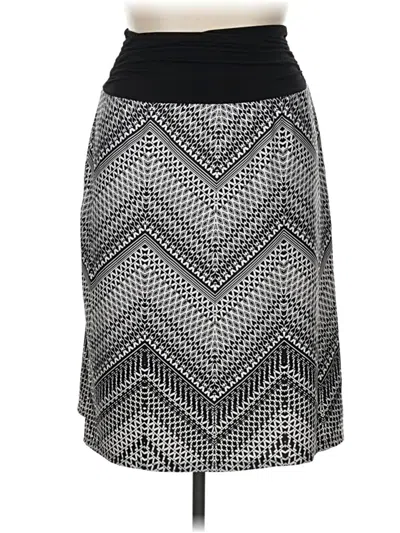 Pre-owned Apt. 9 Casual Skirt In Silver