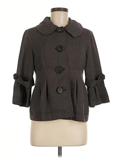 Pre-owned Apt. 9 Coat In Gray