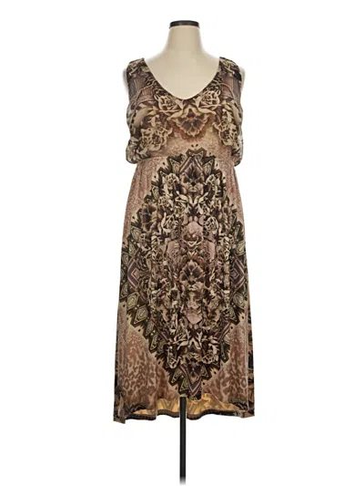 Pre-owned Apt. 9 Cocktail Dress In Brown