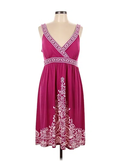 Pre-owned Apt. 9 Cocktail Dress In Burgundy