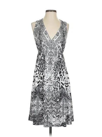 Pre-owned Apt. 9 Cocktail Dress In Silver