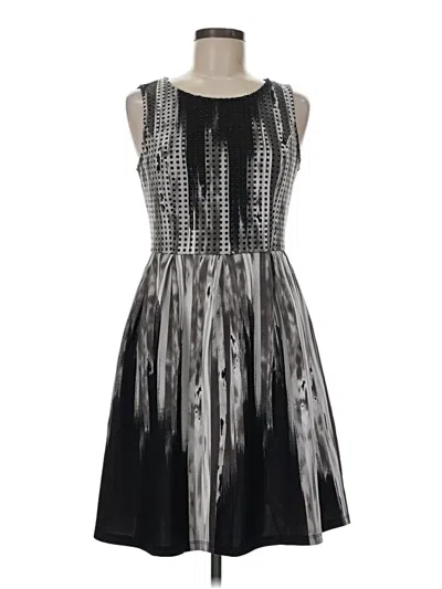 Pre-owned Apt. 9 Cocktail Dress In Silver