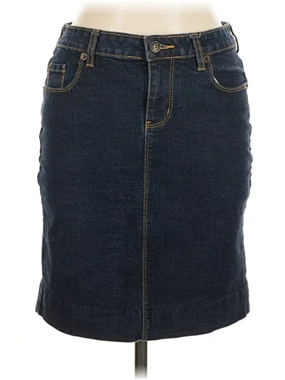 Pre-owned Apt. 9 Denim Skirt In Blue