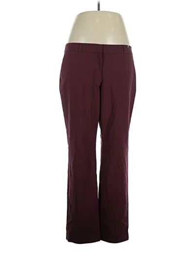 Pre-owned Apt. 9 Dress Pants In Burgundy