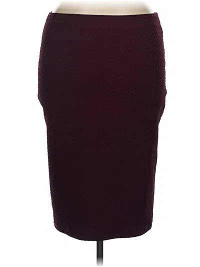 Pre-owned Apt. 9 Formal Skirt In Burgundy