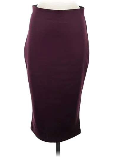 Pre-owned Apt. 9 Formal Skirt In Burgundy