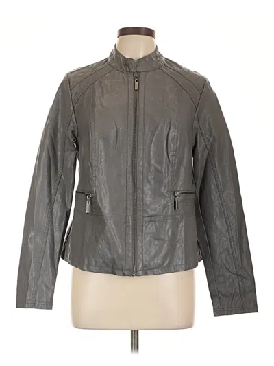 Pre-owned Apt. 9 Jacket In Gray