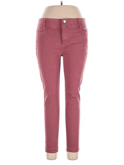 Pre-owned Apt. 9 Jeggings In Burgundy