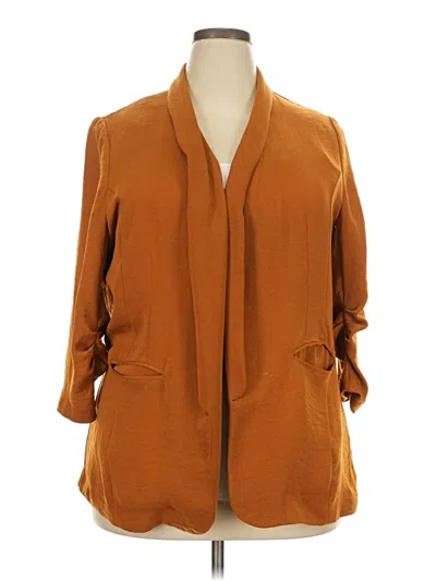 Pre-owned Apt. 9 Kimono In Orange