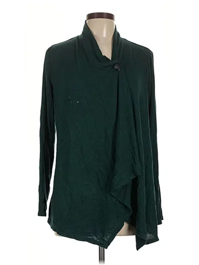 Pre-owned Apt. 9 Long Sleeve Blouse In Green