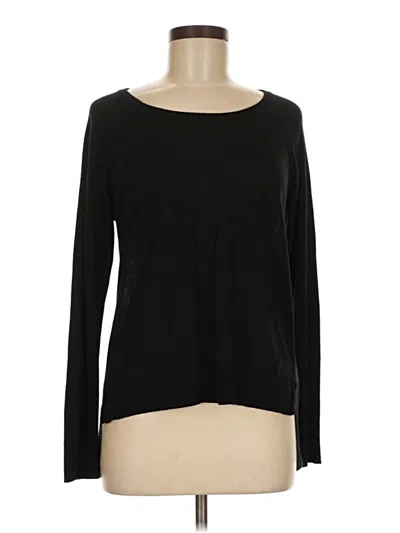 Pre-owned Apt. 9 Long Sleeve Top Black Boatneck Tops