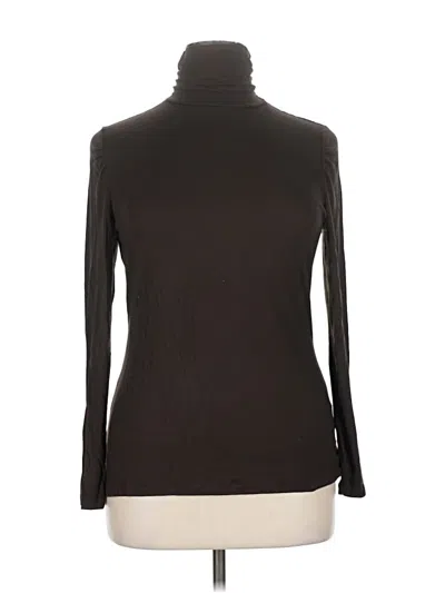 Pre-owned Apt. 9 Long Sleeve Top Black Turtleneck Tops