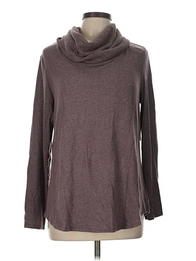 Pre-owned Apt. 9 Long Sleeve Top Gray Cowl Neck Tops
