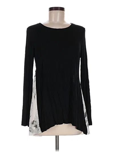 Pre-owned Apt. 9 Long Sleeve T-shirt In Black
