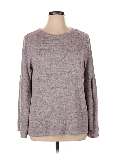 Pre-owned Apt. 9 Long Sleeve T-shirt In Gray
