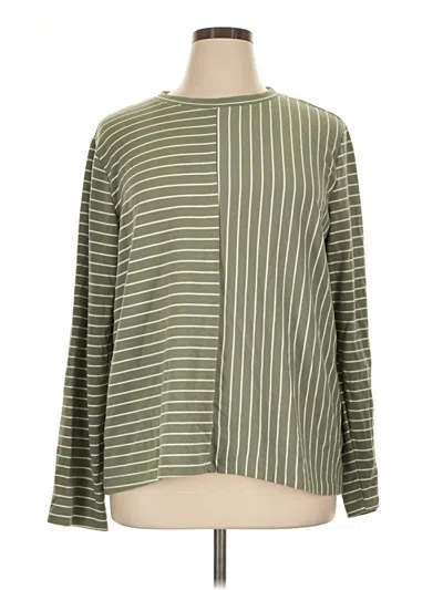 Pre-owned Apt. 9 Long Sleeve T-shirt In Green