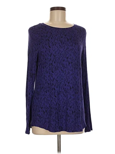 Pre-owned Apt. 9 Long Sleeve T-shirt In Purple