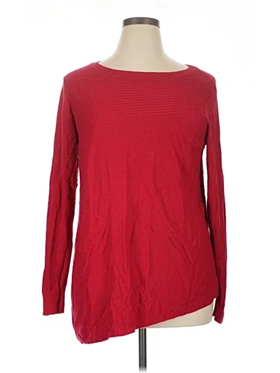 Pre-owned Apt. 9 Long Sleeve T-shirt In Red