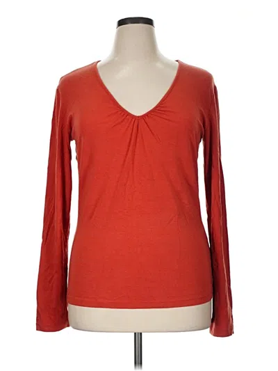 Pre-owned Apt. 9 Long Sleeve T-shirt In Red