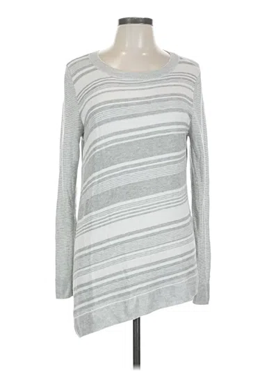 Pre-owned Apt. 9 Long Sleeve T-shirt In Silver