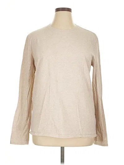 Pre-owned Apt. 9 Long Sleeve T-shirt In Tan