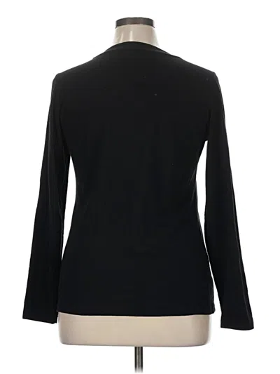 Pre-owned Apt. 9 Long Sleeve Turtleneck In Black