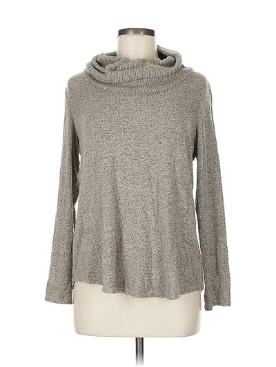 Pre-owned Apt. 9 Long Sleeve Turtleneck In Gray