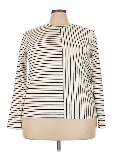 Pre-owned Apt. 9 Long Sleeve Turtleneck In Ivory