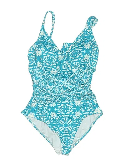 Pre-owned Apt. 9 One Piece Swimsuit In Blue