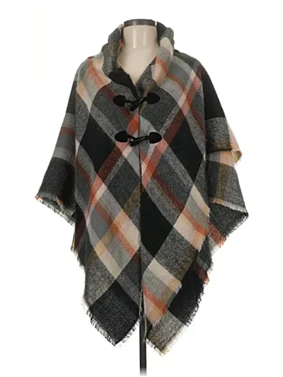 Pre-owned Apt. 9 Poncho In Brown