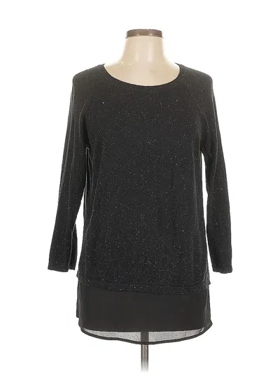 Pre-owned Apt. 9 Pullover Sweater In Black