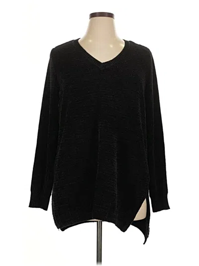 Pre-owned Apt. 9 Pullover Sweater In Black