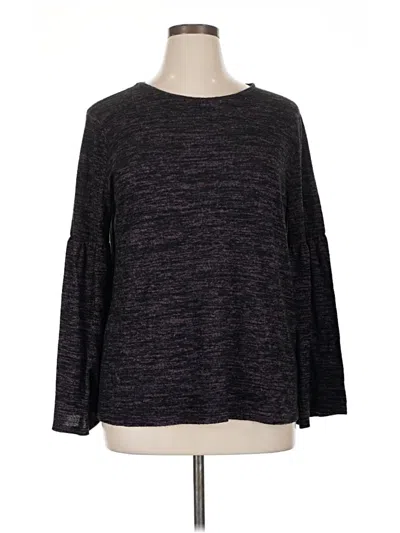 Pre-owned Apt. 9 Pullover Sweater In Black