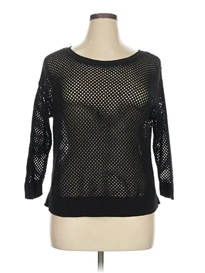Pre-owned Apt. 9 Pullover Sweater In Black