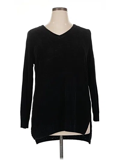 Pre-owned Apt. 9 Pullover Sweater In Black