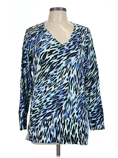 Pre-owned Apt. 9 Pullover Sweater In Blue