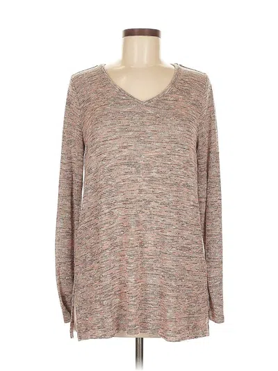 Pre-owned Apt. 9 Pullover Sweater In Brown