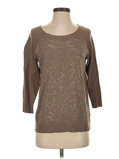 Pre-owned Apt. 9 Pullover Sweater In Brown