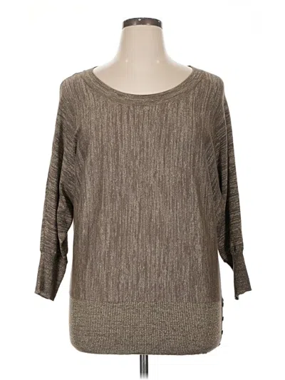 Pre-owned Apt. 9 Pullover Sweater In Brown